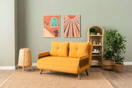 Atelier Del Sofa Cosmo 2-Seater Bohemian Mostaza